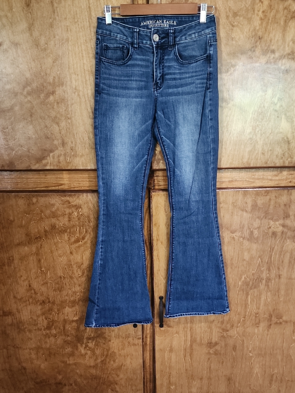 American Eagle Outfitters Medium Dark Blue Flare Jeans